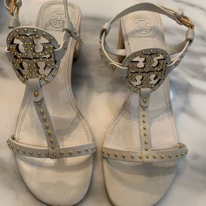 Tory Burch White Sandals